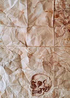 Vintage Skull Illustration