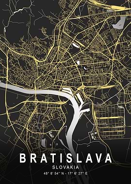 Bratislava Silver City Map