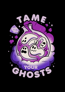 Tame Your Ghosts Funny Halloween