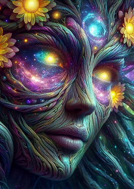 Cosmic Tree Woman