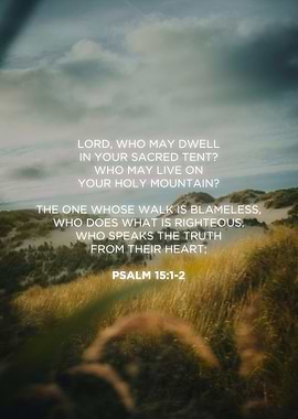 Psalm 15:1-2