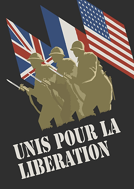 WWII Allied Propaganda Poster