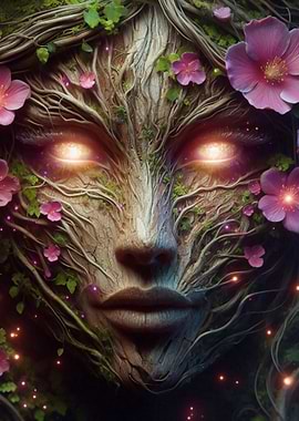Tree Spirit Face