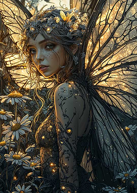 Fairy with Golden Wings