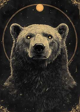 Golden Bear in the Night