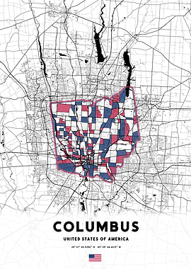 Columbus City Map