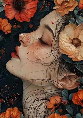 Flower Lady Decoration