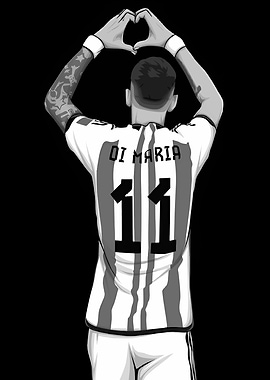 Di Maria Heart Gesture