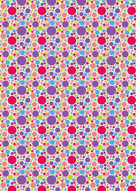 Colorful Polka Dot Pattern
