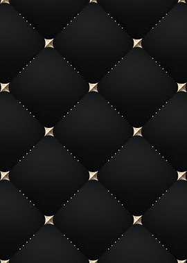 Black and Gold Diamond Pattern