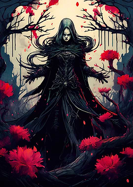 Dark Sorceress in Crimson Forest