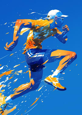 Running Athlete Illustrati
