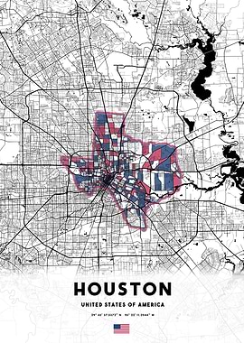 Houston City Map