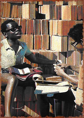 Two Men Reading Books