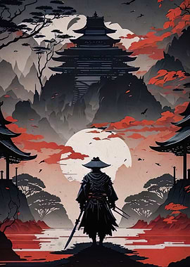 Samurai Japanese Landscape