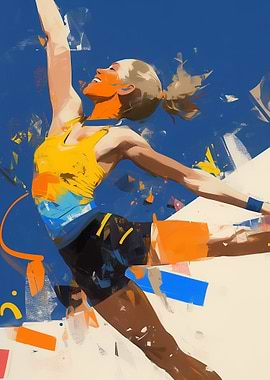 Dynamic Female Athlete