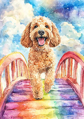 Labradoodle Rainbow Bridge