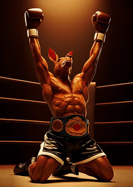 Kangaroo Boxer Champion