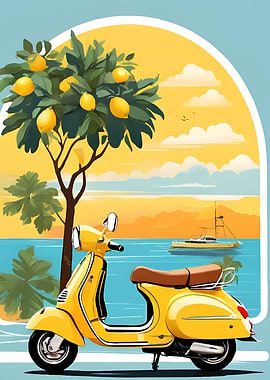 Piaggio Scooter Decoration