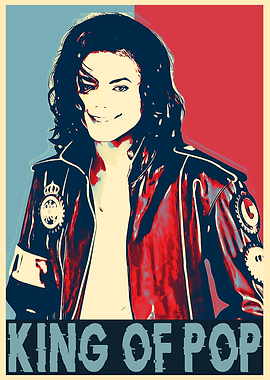 Michael Jackson King of Pop Poster