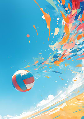 Beach Volleyball Splash