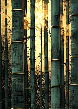Golden Bamboo Serenity