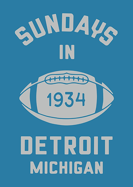 Sundays in Detroit Football