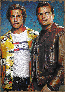 Brad Pitt and Leonardo DiCaprio