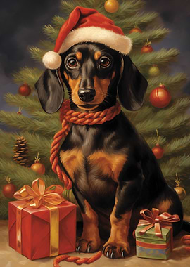Dachshund Christmas