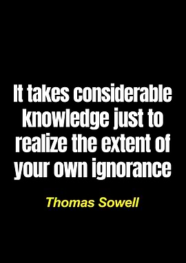 Knowledge and Ignorance Quote