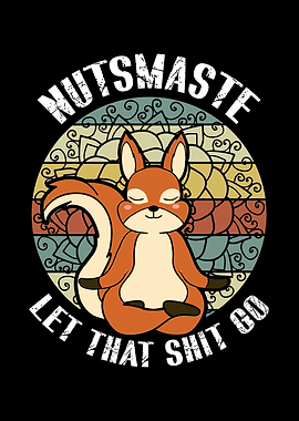 Squirrel Yoga Design