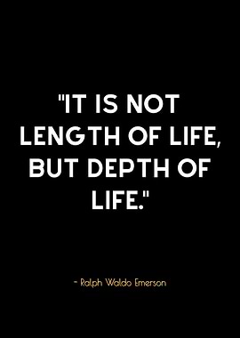Depth of Life Quote
