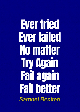 Fail Better Quote