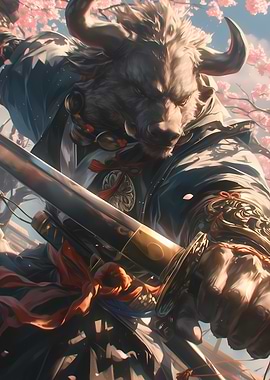 Minotor Samurai Warrior