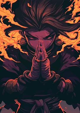 Fiery Female Warrior