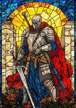 Paladin Stained Glass