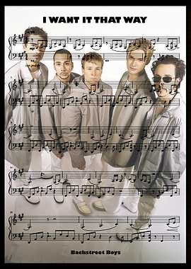 Backstreet Boys - I want it that way Sheet Music
