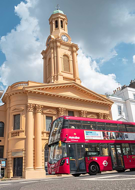 Red Double-Decker Bus in London
