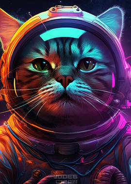 Cosmic Cat Feline Voyager