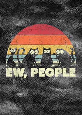 Cats & Sunset - Ew, People
