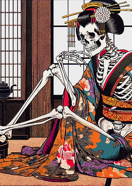 Skeleton Geisha