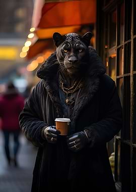 Black Panther in City