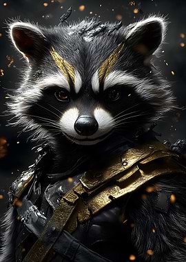 Rocket Raccoon Portrait