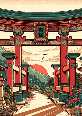 Japanese Torii Gate