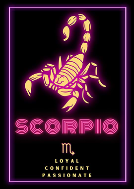 Scorpio Zodiac Sign Horoscope Art
