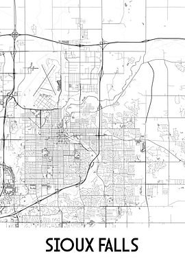 Sioux Falls City Map