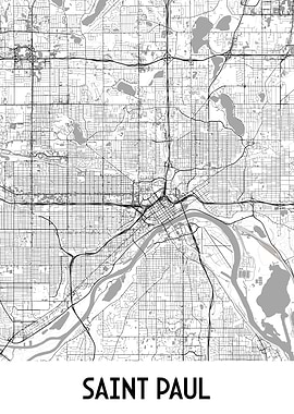 Saint Paul City Map