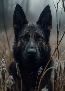 German Shepherd Portrait