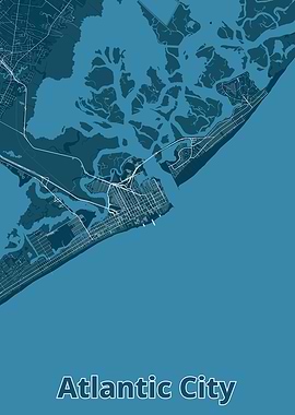 Atlantic City Map