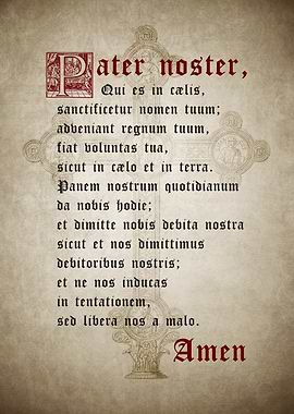 Pater Noster Prayer